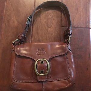 Leather Coach Handbag